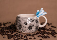 Load image into Gallery viewer, Moon Mug with Crystals