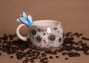 Moon Mug with Crystals