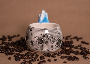 Moon Mug with Crystals