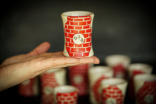 Meowgical platform Shot glass