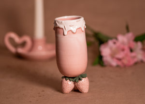 Strawberries and Cream Champagne Stemless Cup
