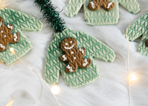 Gingerbread Man Sweater Ornament