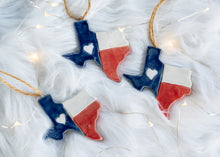 Load image into Gallery viewer, Texas Love Flag Double Sided Ornament