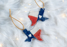 Load image into Gallery viewer, Texas Love Flag Double Sided Ornament