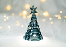 Load image into Gallery viewer, Hand thrown Tree - Blue - small