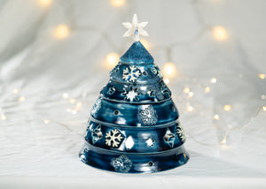 Hand thrown Tree - Blue - XXL