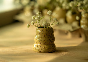 Speckled Bud Vases