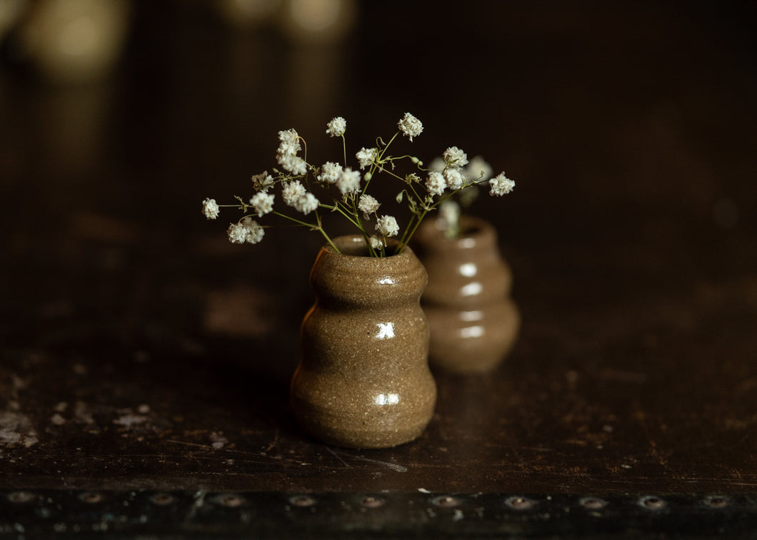 Brown Bud Vases