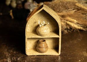Speckled Bud Vases