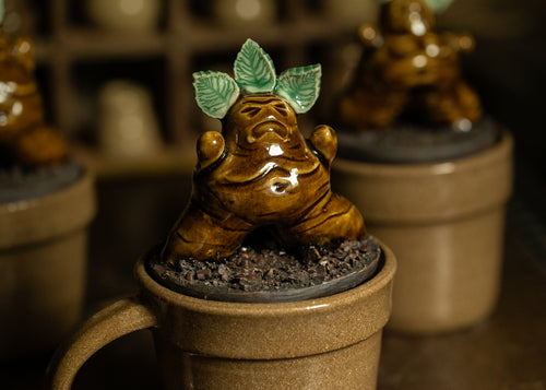 Lidded Mandrake Mug