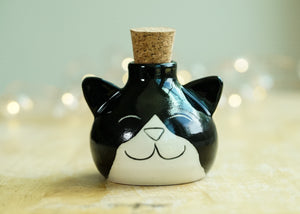 Potion Bottle Cat - Tuxedo