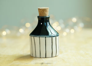 Potion bottle - Black and white stripe