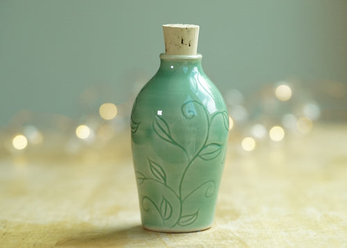 Potion Bottle - Green vines