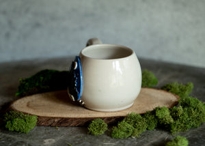 Snow Globe Dallas Skyline Mug with silver