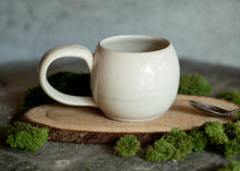 Load image into Gallery viewer, Crystal Ball of Moon and Stars Mug with mother of pearl and Gold