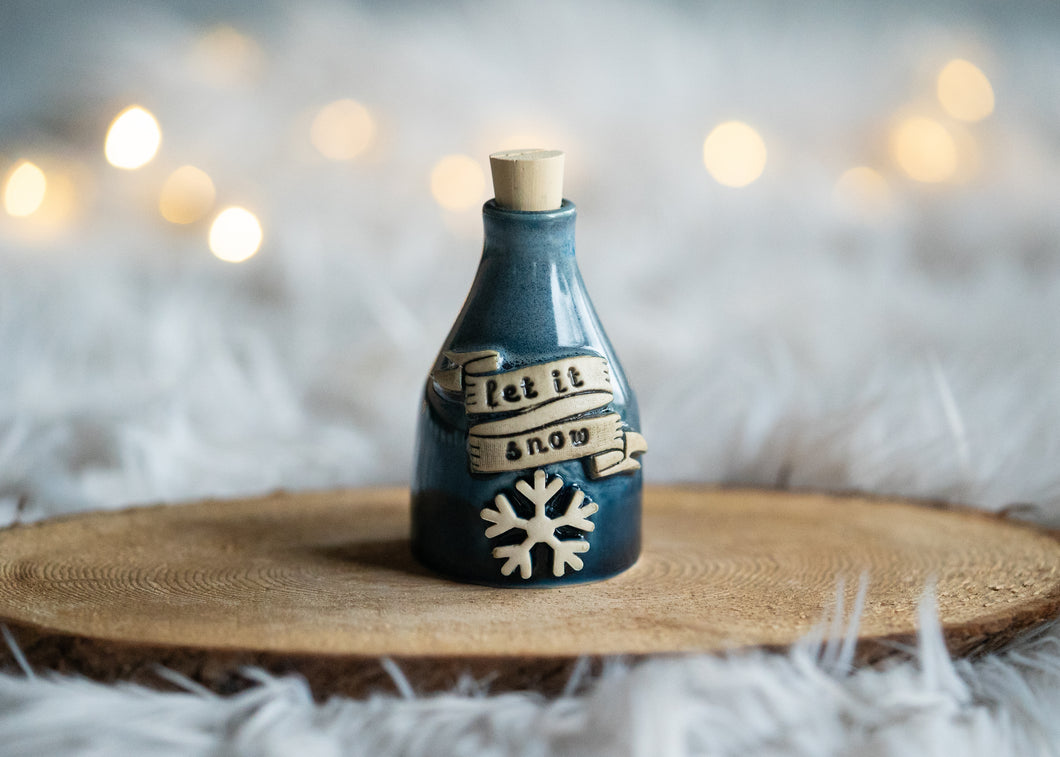 Let it snow potion bottle