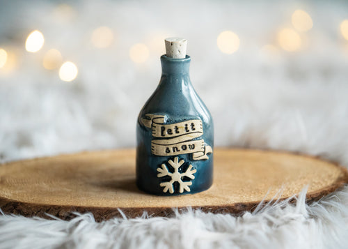Let it snow potion bottle