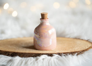 Hugs in bottle with Mother of Pearl