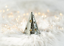 Load image into Gallery viewer, Hand thrown Christmas Tree - Metallic Black - Small
